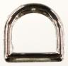 Nickel plated cast D ring