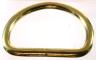 D ring brass plated