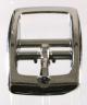 Nickel plated double bar buckle
