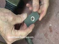 Hand setting grommets demonstration video